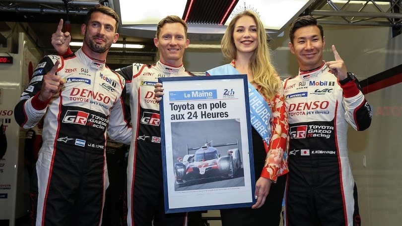 24 Ore di Le Mans: Toyota in pole, Kobayashi davanti a Nakajima