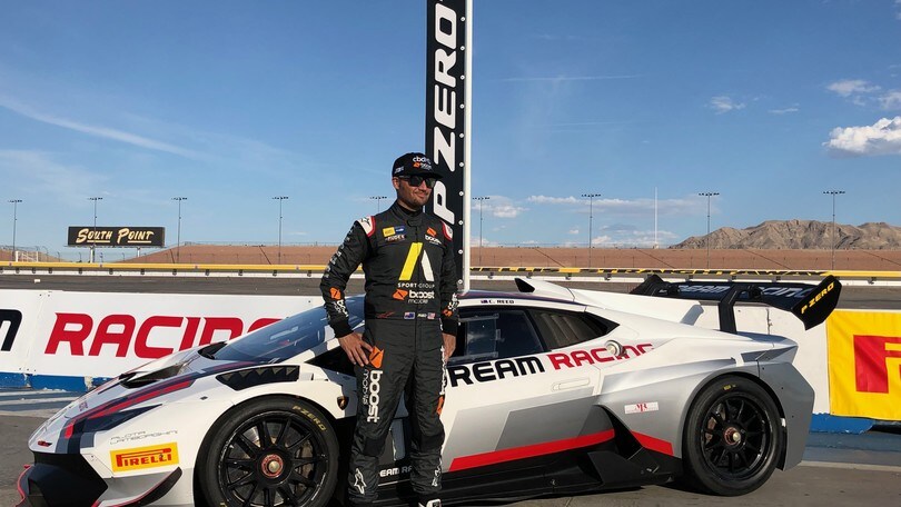 Chad Reed in gara nel Lamborghini Supertrofeo Nordamerica