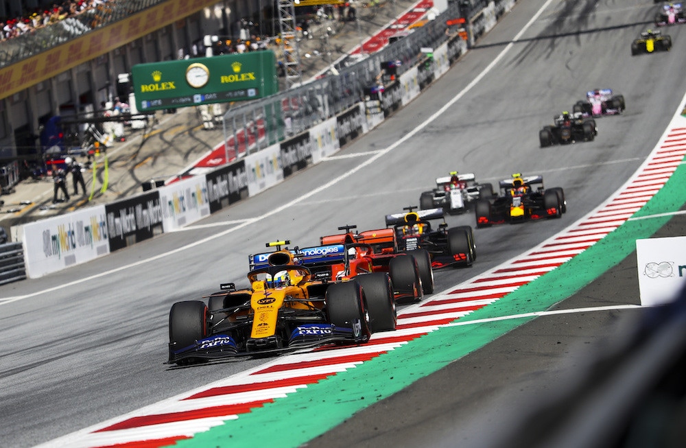 Norris e Sainz, GP d'Austria in gran spolvero per McLaren