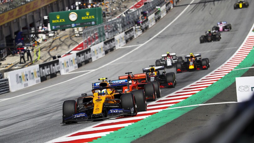 Norris e Sainz, GP d'Austria in gran spolvero per McLaren