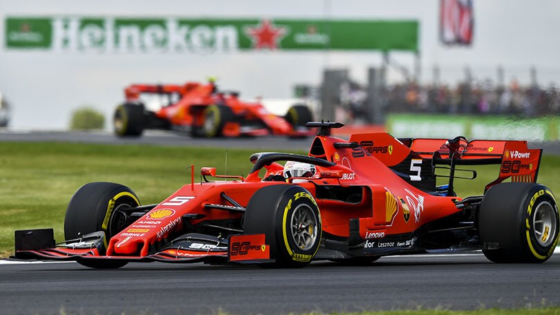 GP Gran Bretagna, Vettel: "Un venerdì pomeriggio difficile"