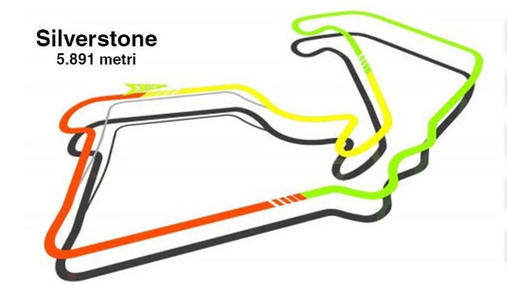 GP Gran Bretagna: Silverstone, tracciato storico da metà XX secolo