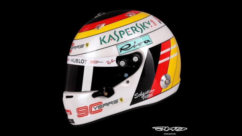 Vettel, il casco per il GP di Germania