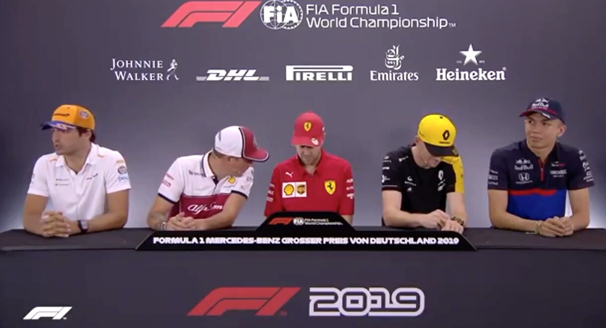 F1, GP Germania: Vettel e Raikkonen in conferenza stampa VIDEO