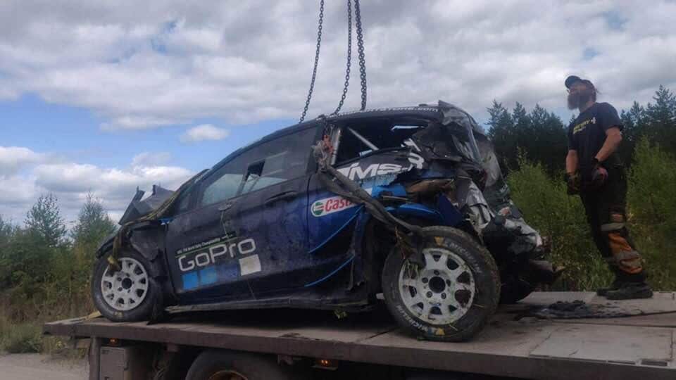 WRC, Paddon salta il Rally di Finlandia a causa di un incidente nei test