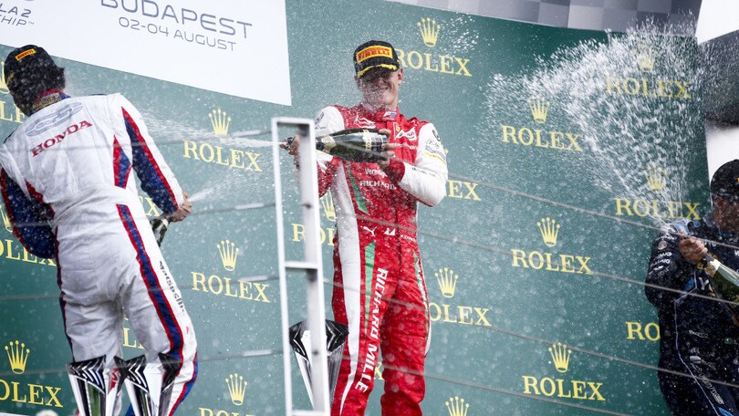 F2: Mick Schumacher, prima vittoria all'Hungaroring!