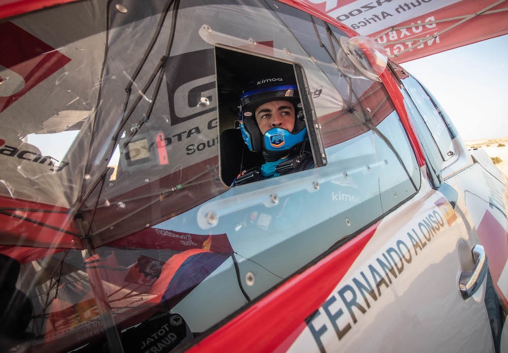 Dakar 2020, Alonso a scuola di dune