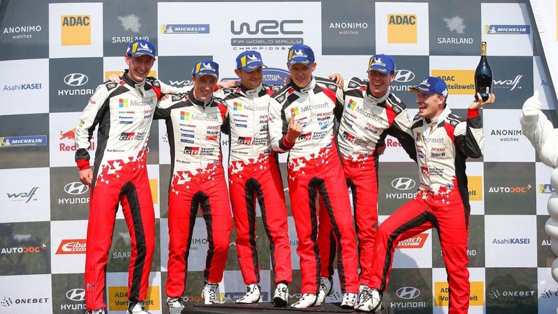 WRC, Rally di Germania: Toyota, è tripletta