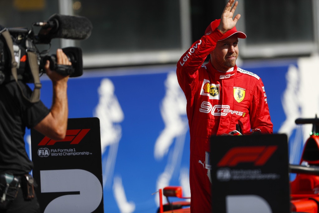Vettel, GP Belgio: "Prima fila, non male"