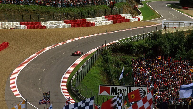 Pista di Spa F1: tornerà la ghiaia al Raidillon