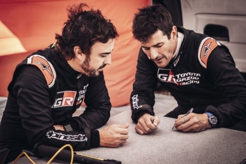 Alonso e Coma insieme alla 400 di Lichtenburg, poi alla Dakar