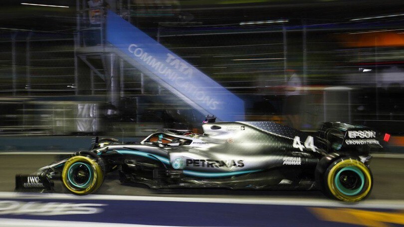 Live F1, prove libere 2 GP Singapore: Hamilton riprende il vertice