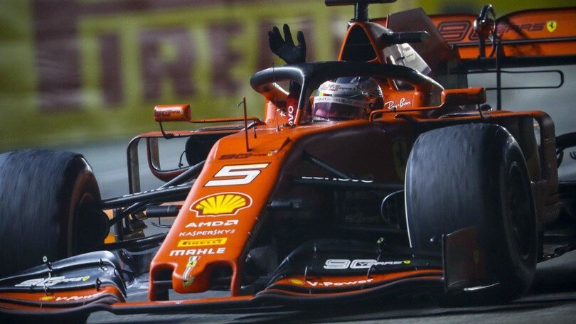 Live F1, GP Singapore: Vettel torna al successo, la Ferrari alla doppietta