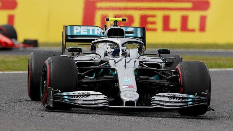 Live F1, FP2 GP Giappone: prima fila virtuale tutta Mercedes
