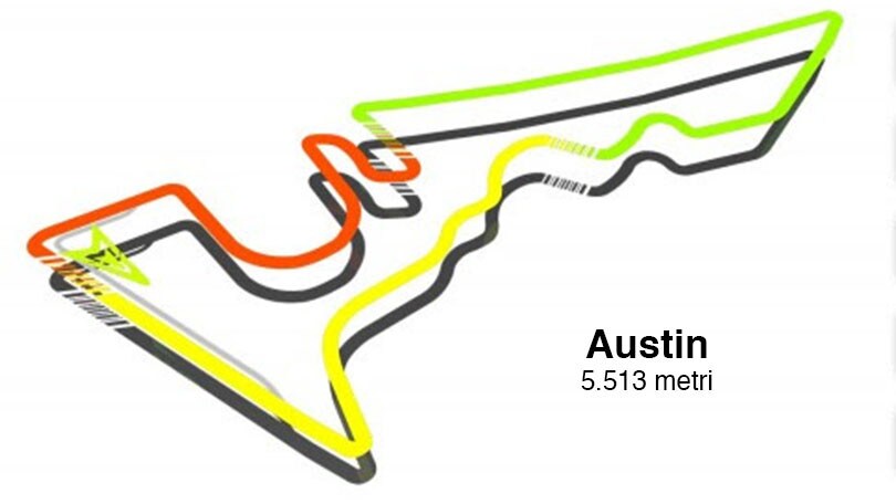 GP Stati Uniti F1, il circuito: un sali-scendi texano