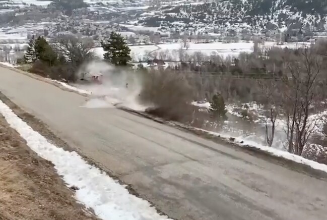 WRC Montecarlo: spaventoso incidente per Tanak e Järveoja VIDEO