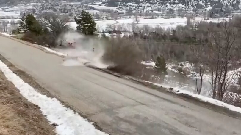 WRC Montecarlo: spaventoso incidente per Tanak e Järveoja VIDEO