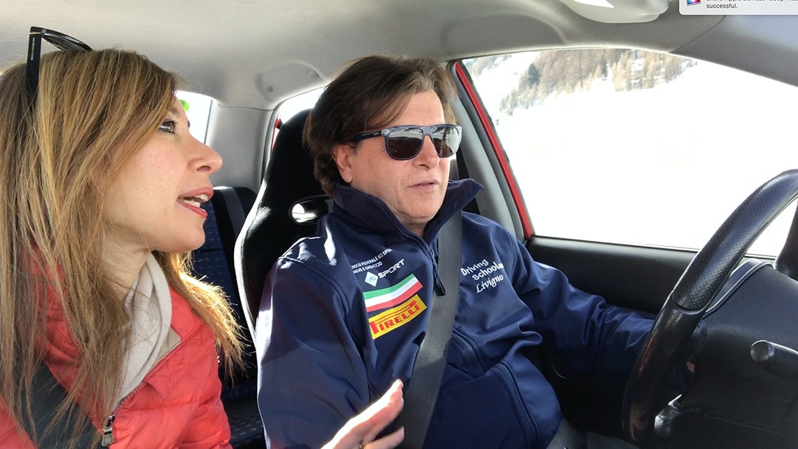 Quel traverso sulla neve che serve in pista