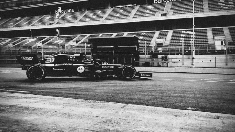 Renault R.S.20, filming day a Barcellona