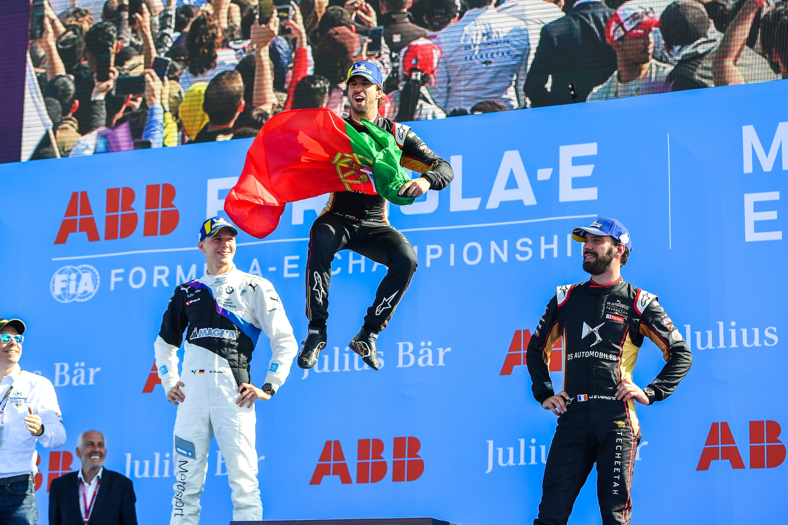 ePrix Marocco 2020, festa DS Techeetah: vince Da Costa, brilla Vergne
