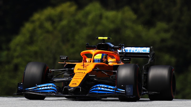 Gp Stiria, Norris: "Errore mio nelle Fp1, guai fisici nelle Fp2"