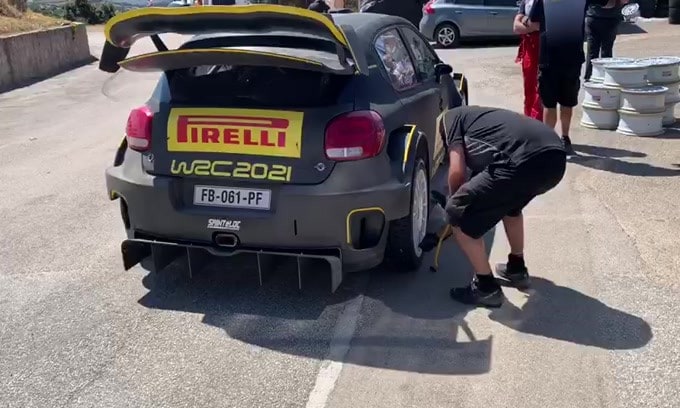 WRC 2021, test gomme Pirelli VIDEO