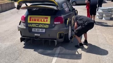 WRC 2021, test gomme Pirelli VIDEO