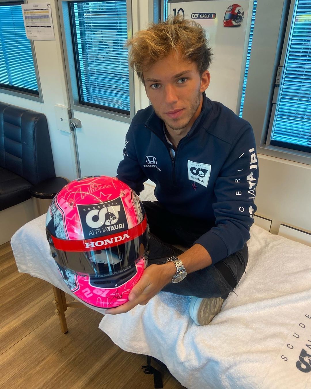 Gp Belgio, Gasly: casco speciale in ricordo di Hubert VIDEO