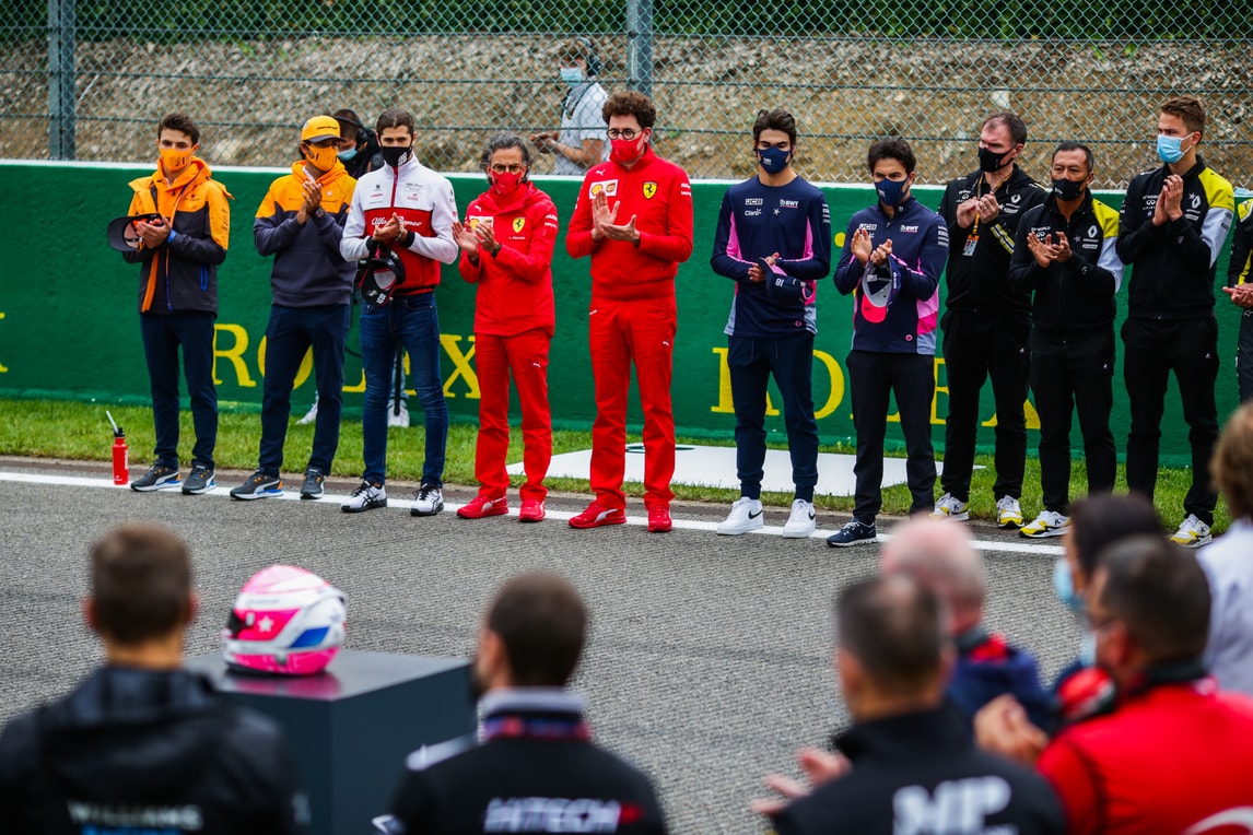 Gp Belgio, Formula 1 e Formula 2 si fermano per il tributo a Hubert FOTO