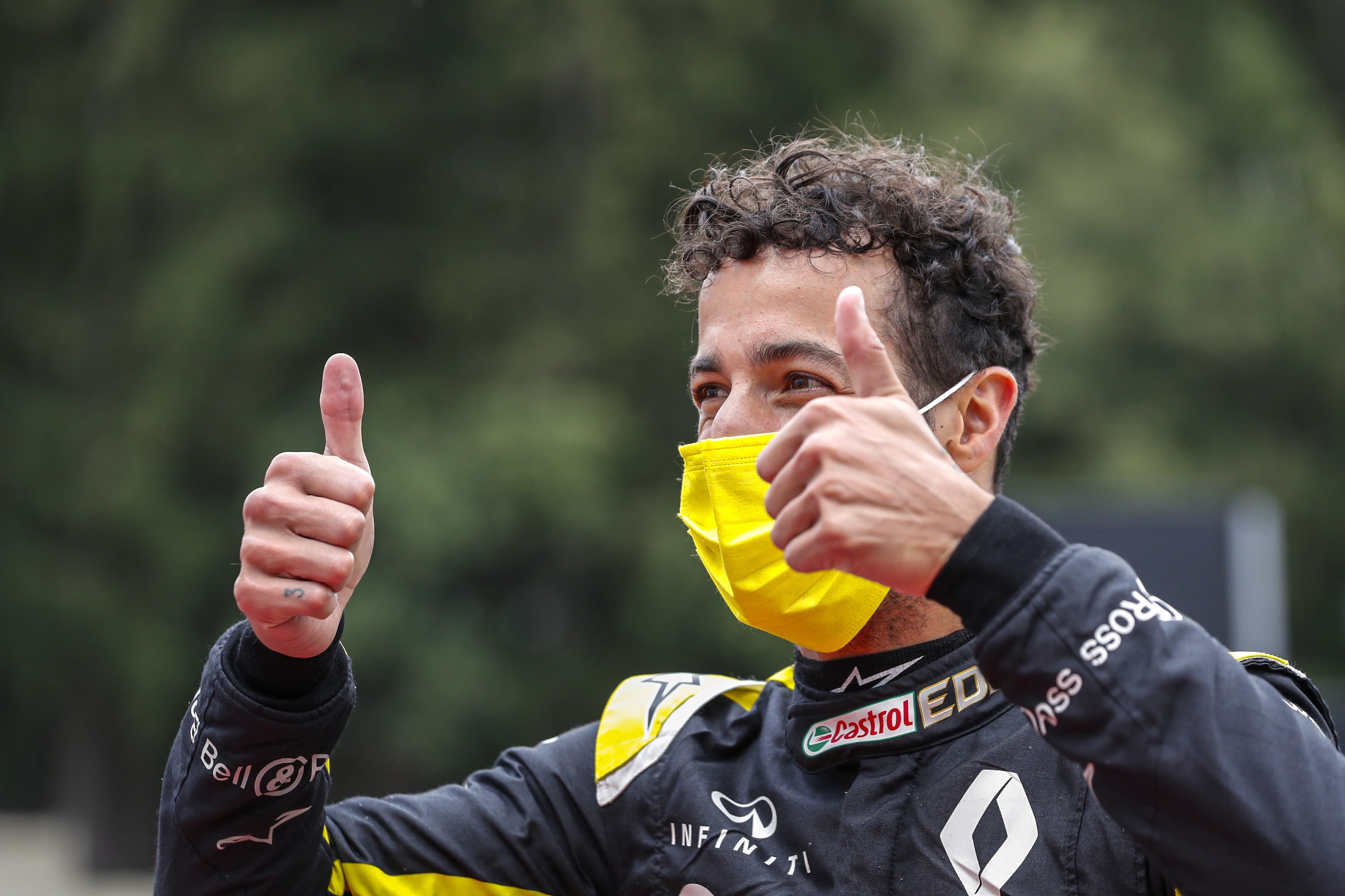 Gp Belgio, Ricciardo: "Un errore della Mercedes o Verstappen e sarei salito sul podio"