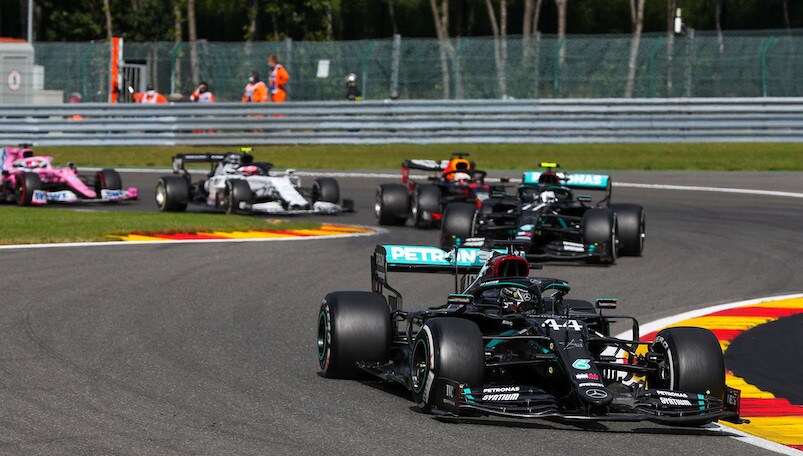 GP Belgio, Hamilton: 'Poca lotta, come i tifosi guarderei solo gli highlights brevi delle gare'