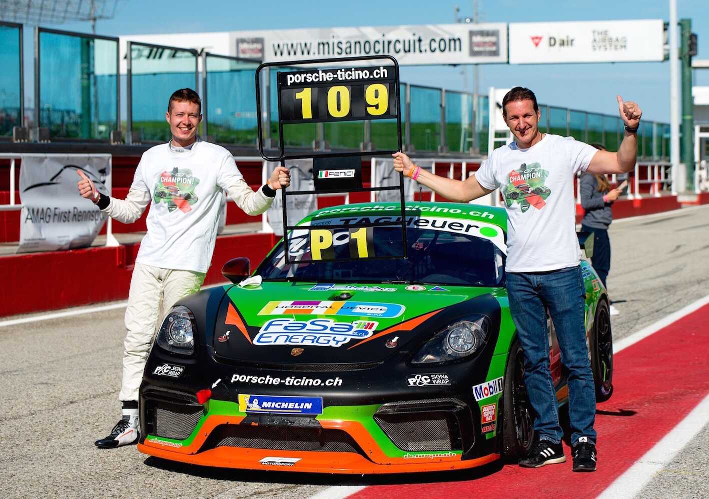 Fenici è il campione GT4 della Porsche Sports Cup Suisse