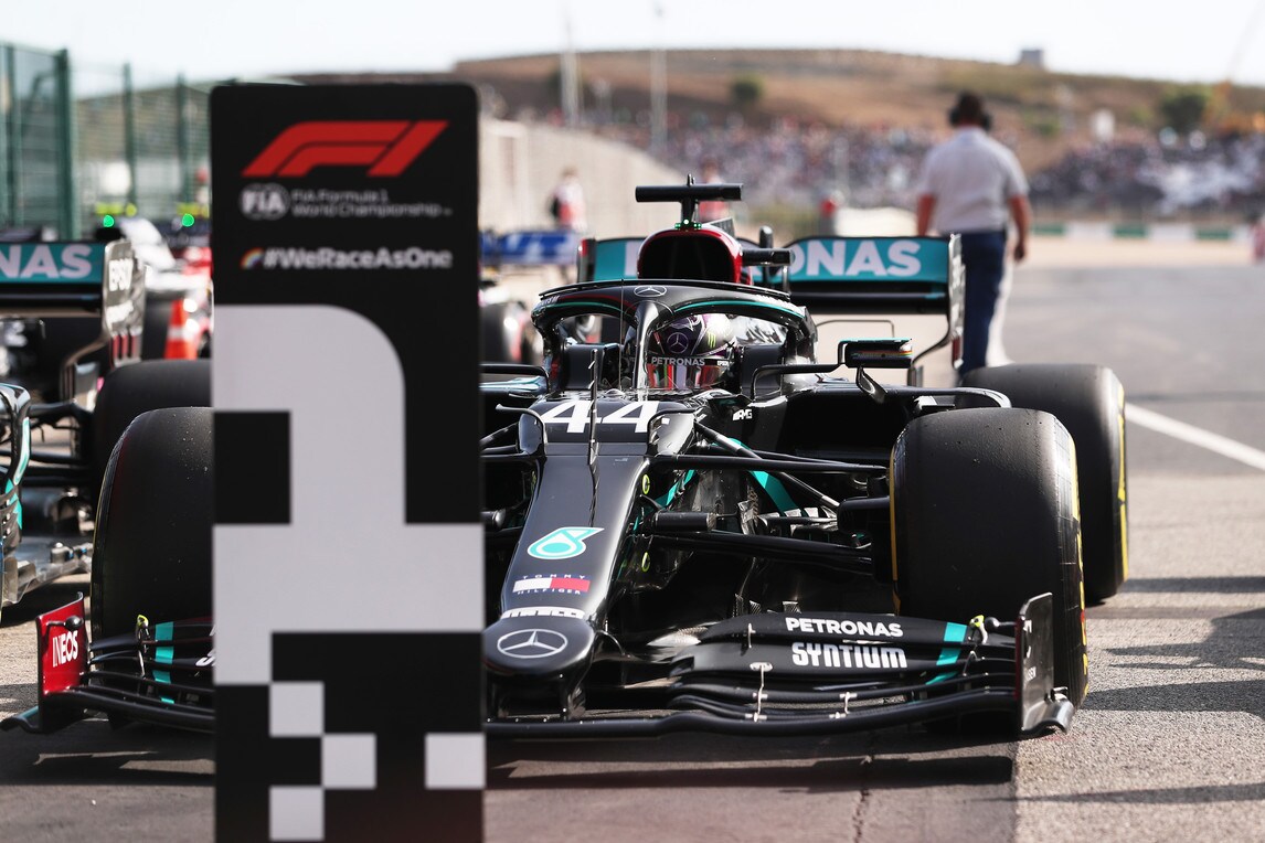 GP Portogallo qualifiche: super Hamilton! Bottas beffato, Leclerc è 4°