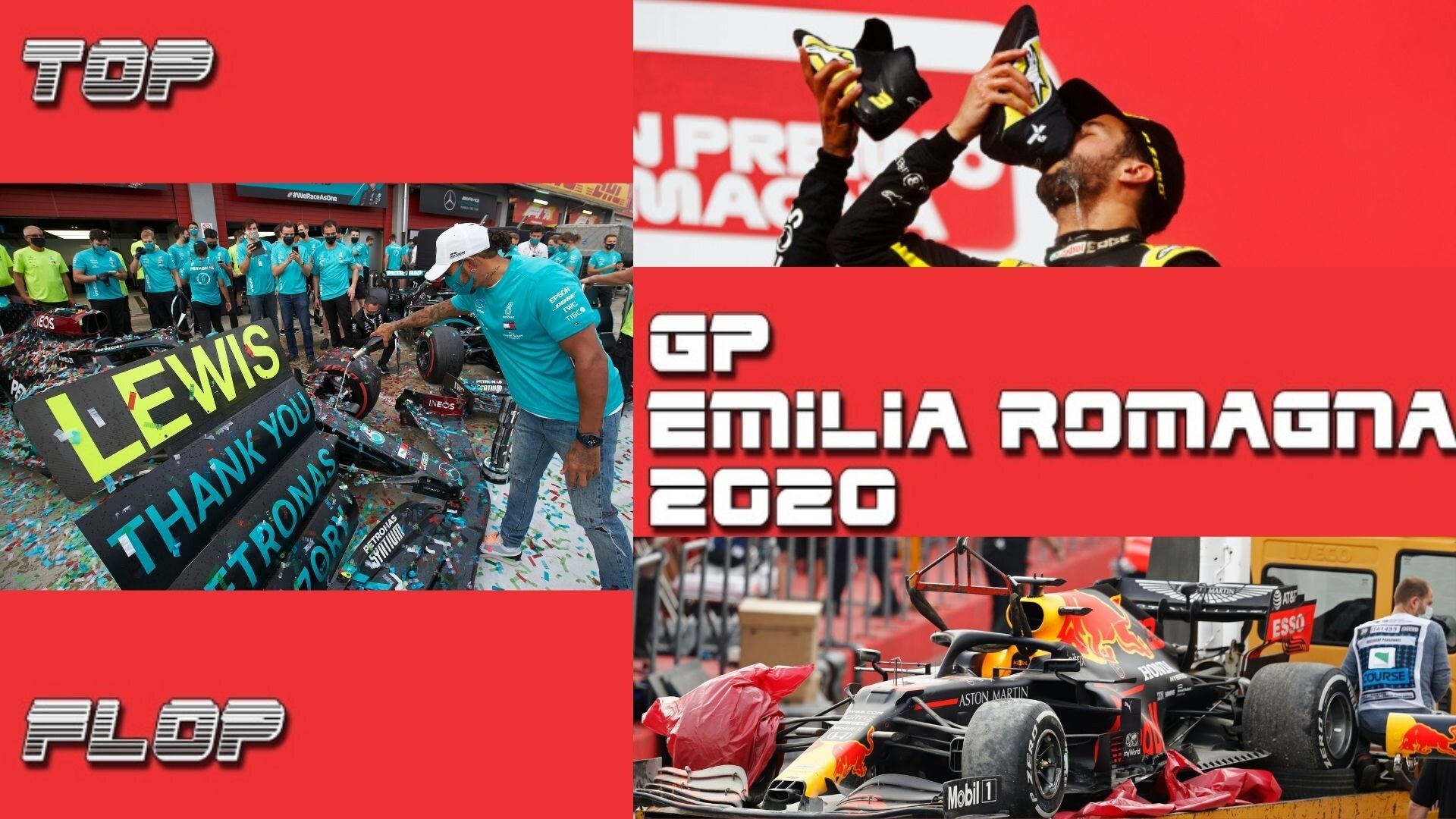 Settebello Mercedes, Renault da sballo e la Ferrari? Il Top e Flop GP Imola VIDEO
