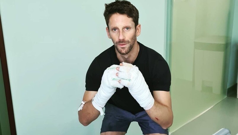 F1, Grosjean esce dall'ospedale dopo il grave incidente nel GP Bahrain