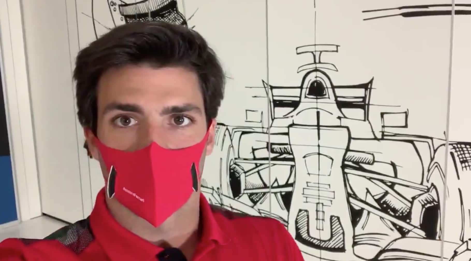 Ferrari, Sainz saluta tutti da Maranello: cominciato il lavoro al simulatore