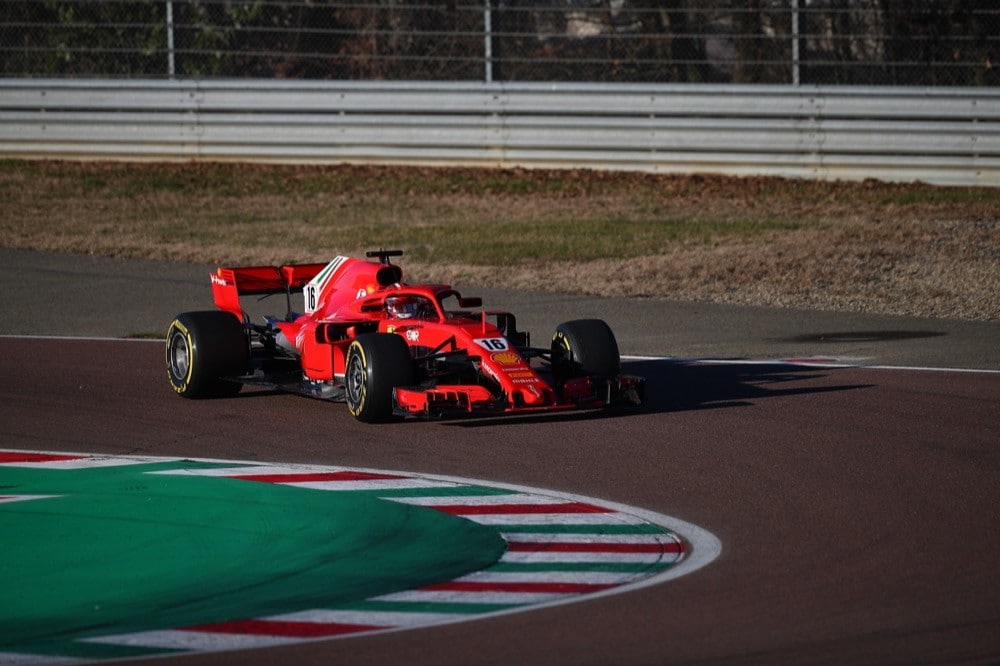 Ferrari, test di Fiorano, day 2: Charles Leclerc in pista