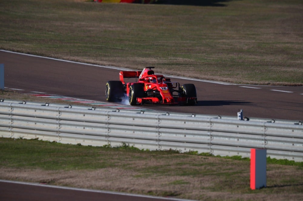 Ferrari, test di Fiorano, day 2: Charles Leclerc in pista