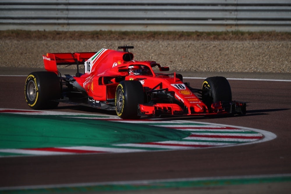 Ferrari, test di Fiorano, day 2: Charles Leclerc in pista