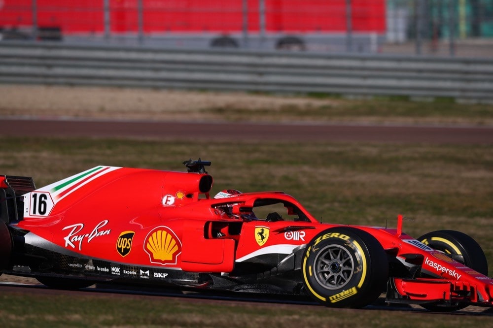 Ferrari, test di Fiorano, day 2: Charles Leclerc in pista
