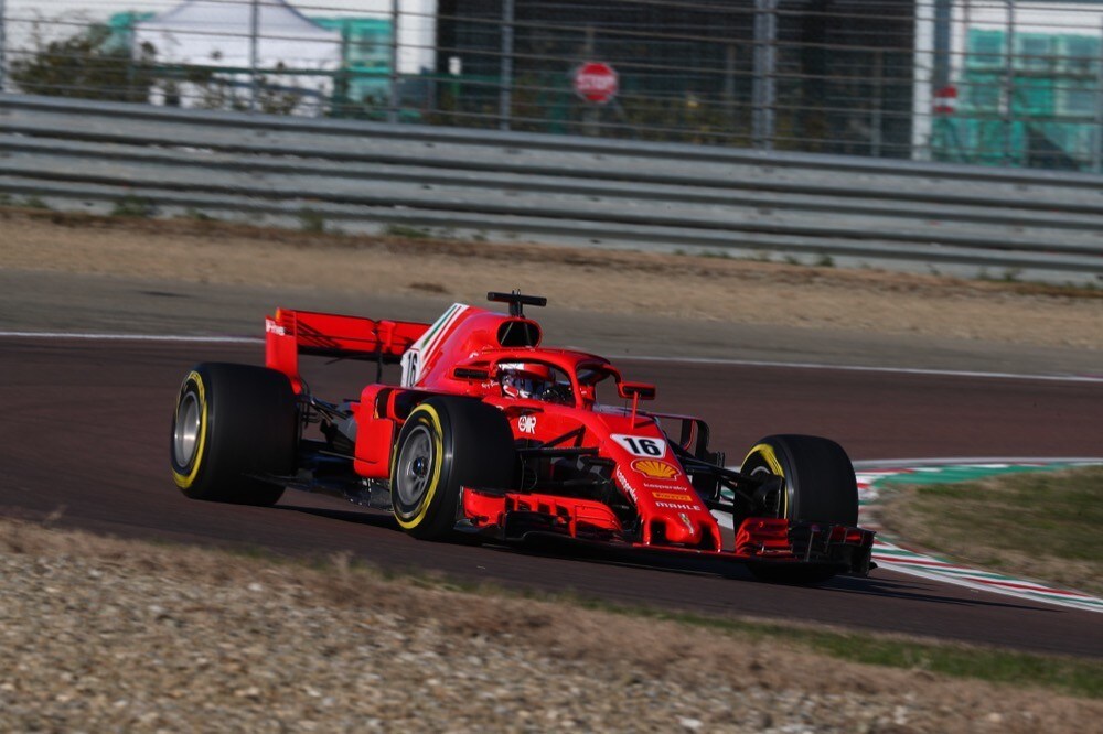Ferrari, test di Fiorano, day 2: Charles Leclerc in pista
