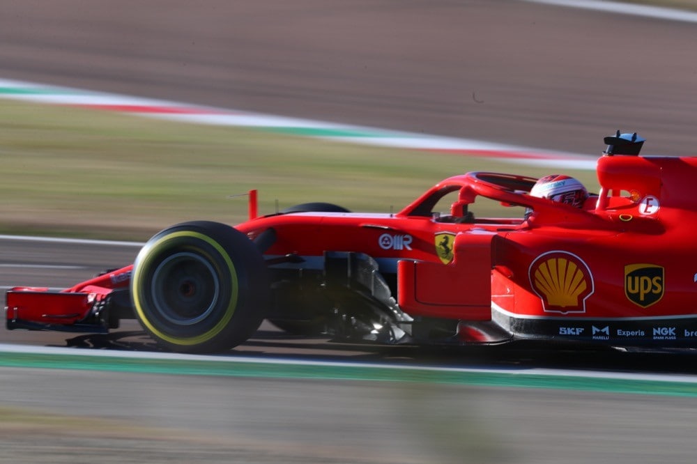 Ferrari, test di Fiorano, day 2: Charles Leclerc in pista