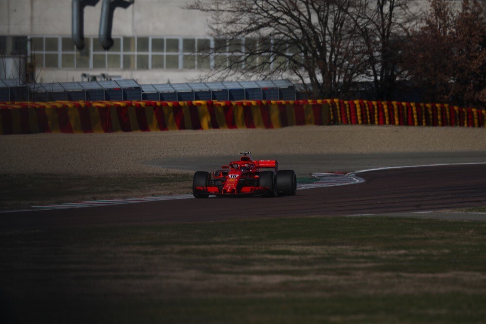 Ferrari, test di Fiorano, day 2: Charles Leclerc in pista