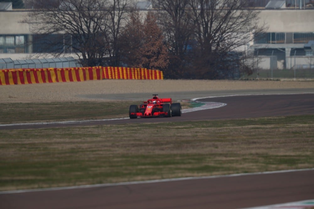 Ferrari, test di Fiorano, day 5: Callum Ilott in pista
