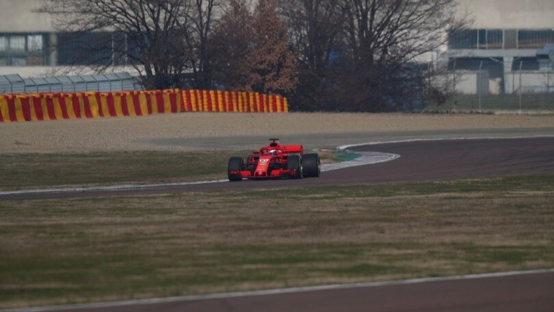 Ferrari, test di Fiorano, day 5: Callum Ilott in pista