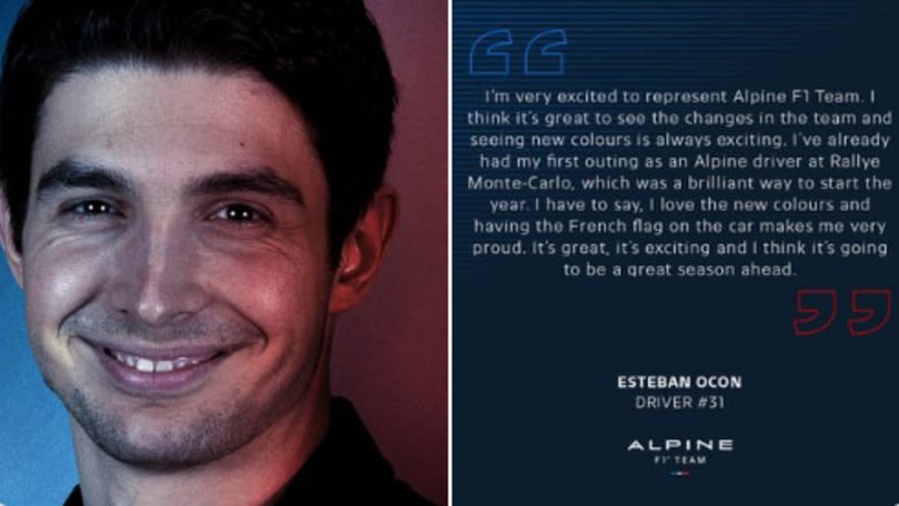 Presentazione Alpine, Ocon: "A521 bellissima, è un’evoluzione della R.S.20"