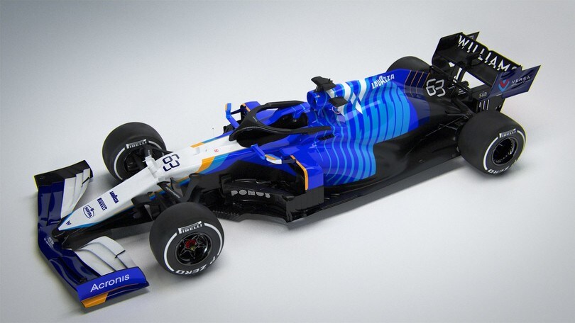 Williams FW43B, colori ispirati al passato