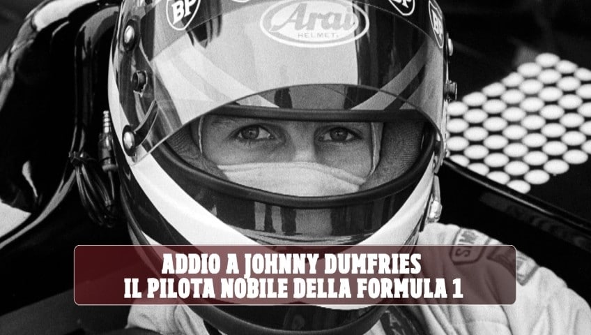 F1, addio a Johnny Dumfries: il campione della Le Mans ‘88