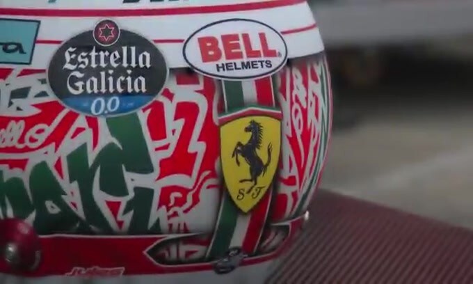 GP Emilia Romagna, Leclerc presenta il casco: "Speciale per i miei tifosi"