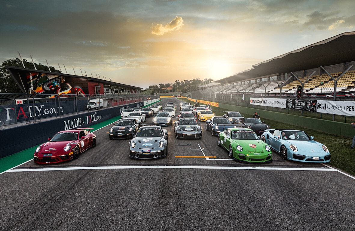 Porsche Club GT, bagarre a Imola
